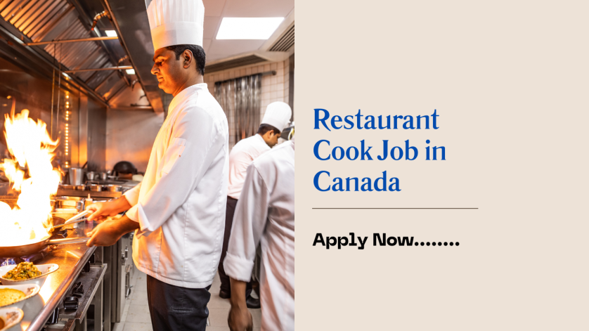 Restaurant Cook Job in Canada